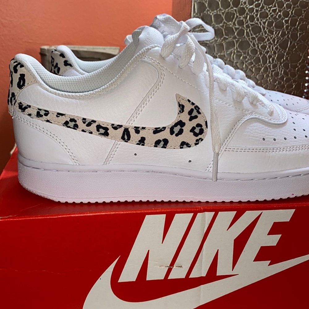 Leopard print Nikes
